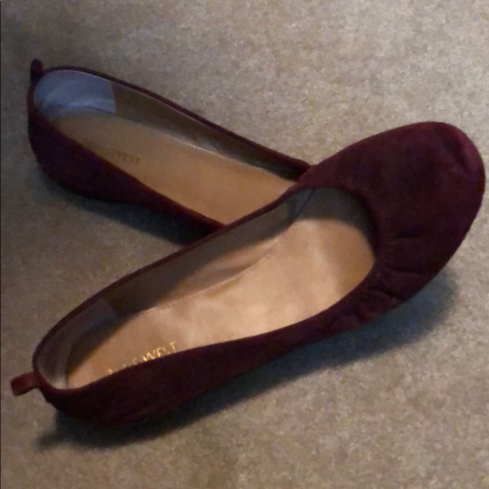 Nine West Maroon Loafers